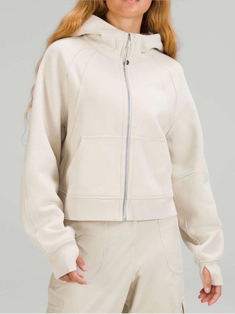 Lululemon Scuba Oversized Full Zip Hoodie
Natural Ivory Cream SZ. XS/S EUC